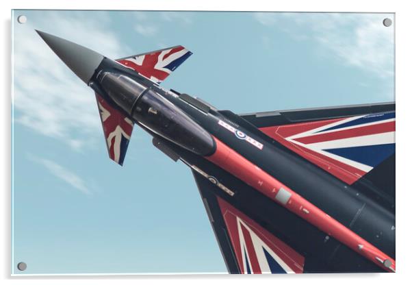 Eurofighter Typhoon Blackjack Office Acrylic by J Biggadike