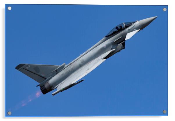 Eurofighter Typhoon ZJ942 Acrylic by J Biggadike