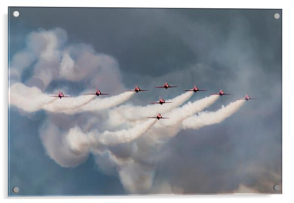 The Red Arrows Acrylic by J Biggadike