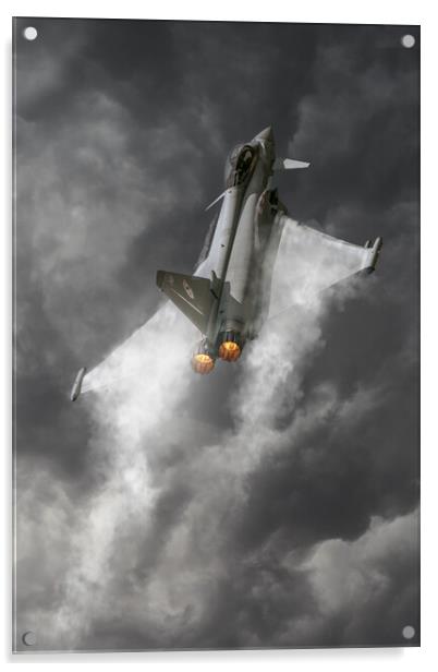Eurofighter Typhoon Vapour Acrylic by J Biggadike