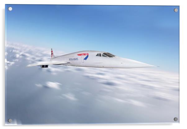 Concorde Acrylic by J Biggadike