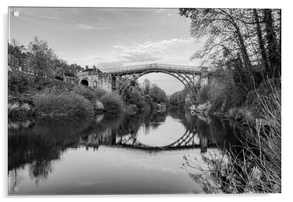 Iron Bridge Mono Acrylic by J Biggadike