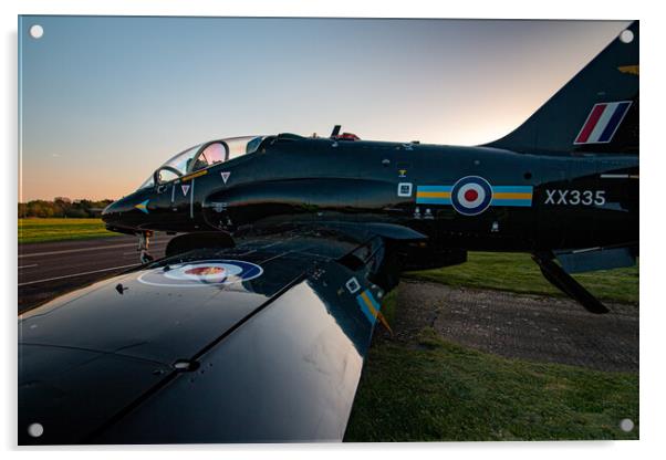 RAF Hawk XX335 Acrylic by J Biggadike