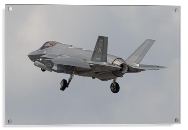 F-35A Lightning II  Acrylic by J Biggadike