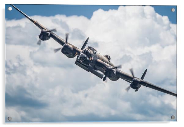 Lancaster Bomber PA474 Acrylic by J Biggadike