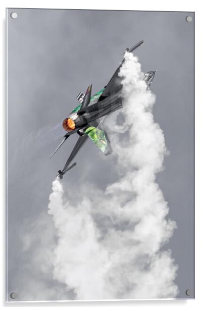 The Dream Viper - F-16 Fighting Falcon Acrylic by J Biggadike