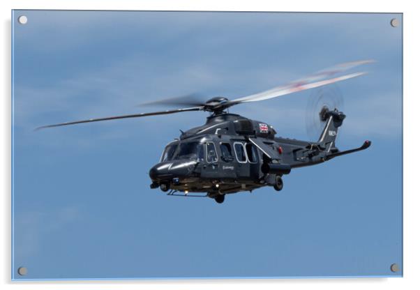 Leonardo AW149 Helicopter Acrylic by J Biggadike