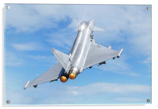 Eurofighter Typhoon Launch Acrylic by J Biggadike