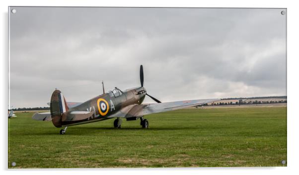 Spitfire Mk1a X4650 KL-A Acrylic by J Biggadike
