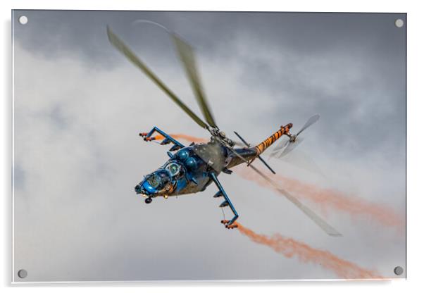 Mil Mi-24 Hind Czech Air Force Acrylic by J Biggadike