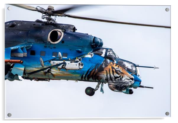 Mil Mi-24 Hind Czech Air Force Acrylic by J Biggadike