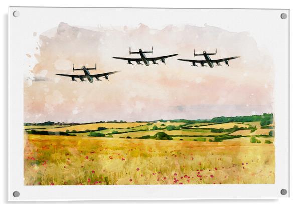 Our Bomber Boys Acrylic by J Biggadike