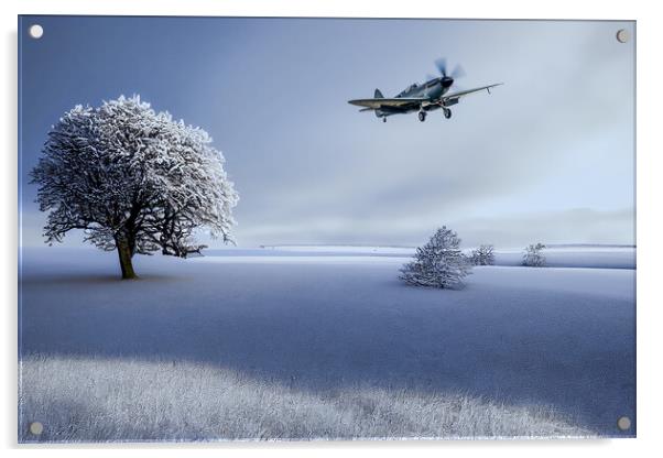 Winter Ops Continue Acrylic by J Biggadike