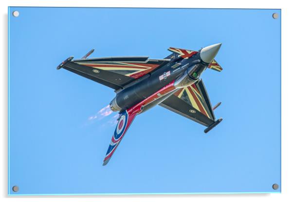 RAF Eurofighter Typhoon Blackjack Acrylic by J Biggadike