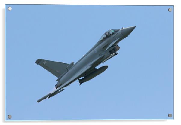 RAF Eurofighter Typhoon Anarchy1 Acrylic by J Biggadike