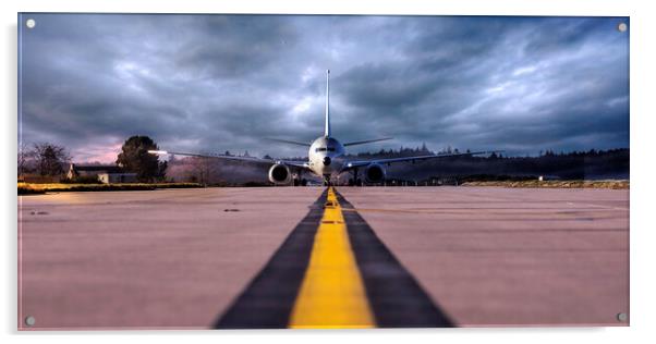 P8A Poseidon Maritime Patrol Aircraft Acrylic by J Biggadike