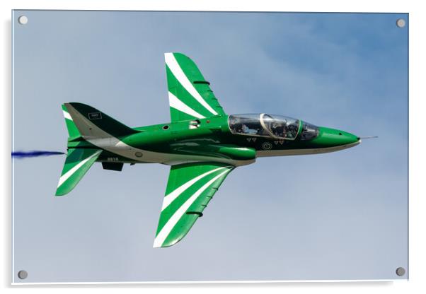 The Saudi Hawks Acrylic by J Biggadike