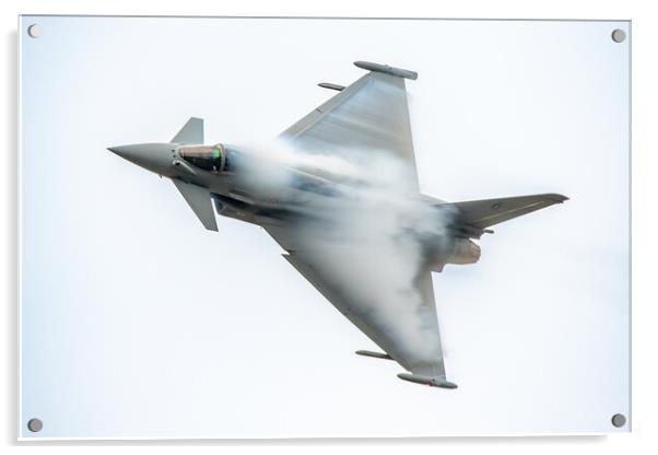  Italian Air Force F-2000 Typhoon  Acrylic by J Biggadike