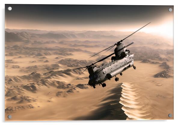 Desert Warrior Acrylic by J Biggadike