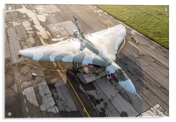 Vulcan Bomber XH558 Acrylic by J Biggadike