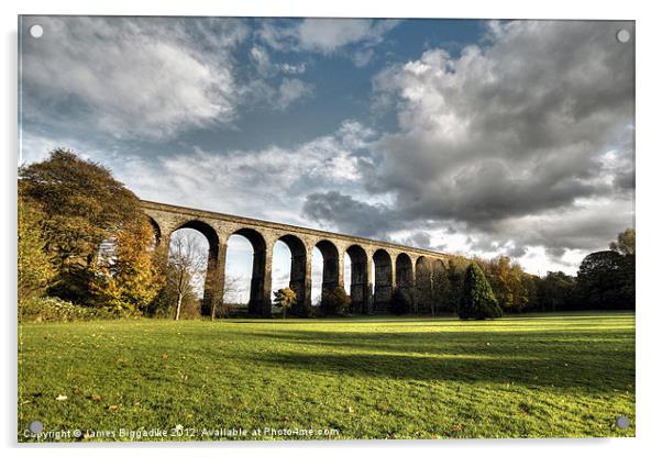 Penistone Viaduct Acrylic by J Biggadike
