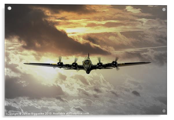 B17 Dawn Acrylic by J Biggadike