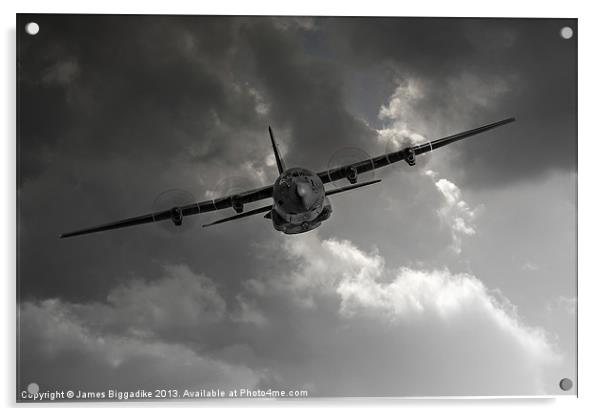 RAF C-130 Transport Acrylic by J Biggadike