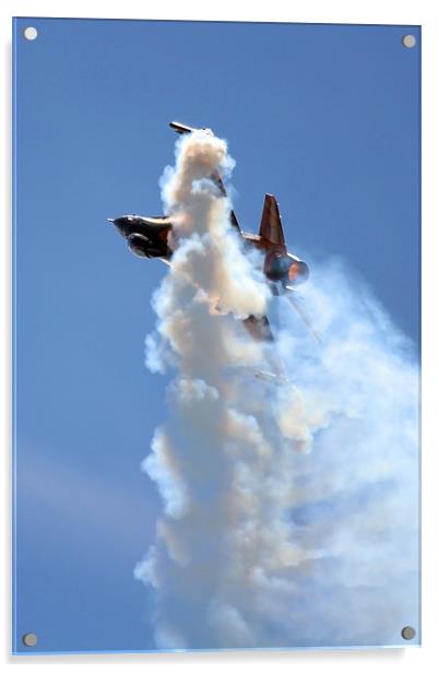 F16 Smoke On Acrylic by J Biggadike