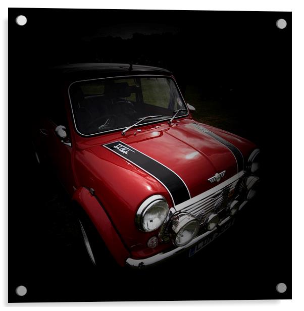 Mini Cooper Acrylic by J Biggadike