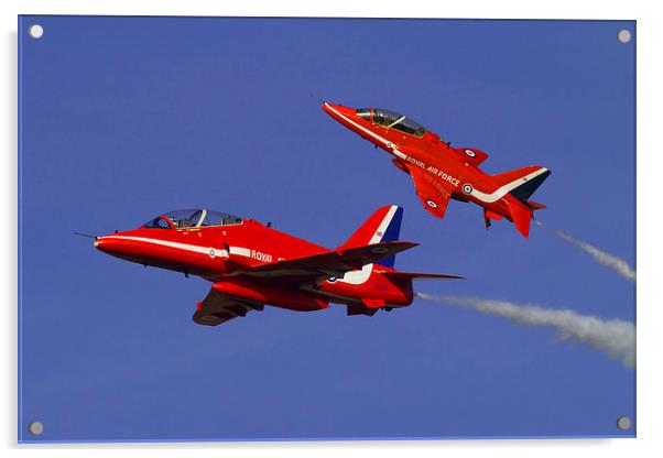 Red Arrows Acrylic by J Biggadike