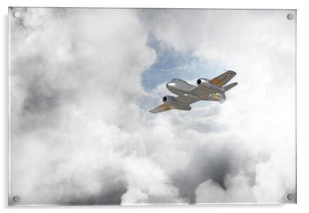 Gloster Meteor Acrylic by J Biggadike