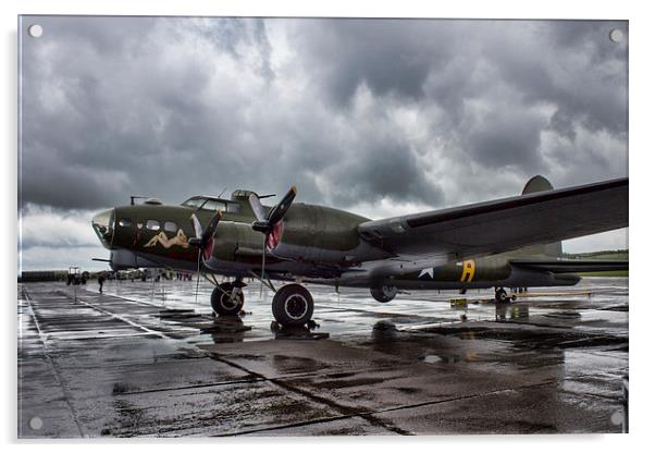 B17 Flying Fortress  Acrylic by J Biggadike