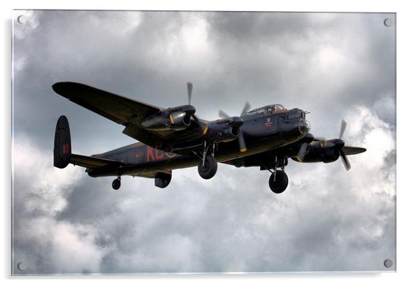 Avro Lancaster PA474  Acrylic by J Biggadike
