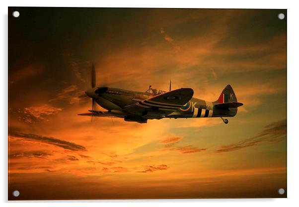 Supermarine Spitfire Glory Acrylic by J Biggadike