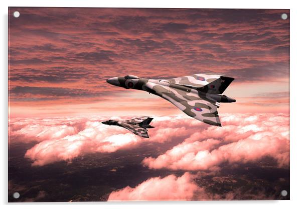 Vulcan Formation  Acrylic by J Biggadike