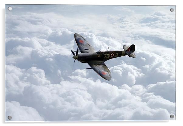 The Glorious Spitfire  Acrylic by J Biggadike