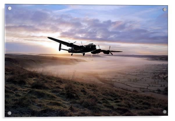 A Frosty Lancasters Morning Acrylic by J Biggadike