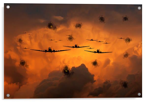 Airborne Invasion  Acrylic by J Biggadike