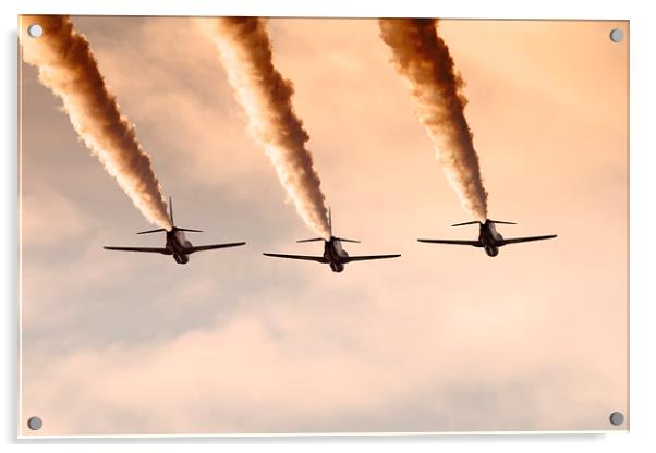 Red Arrows  Acrylic by J Biggadike