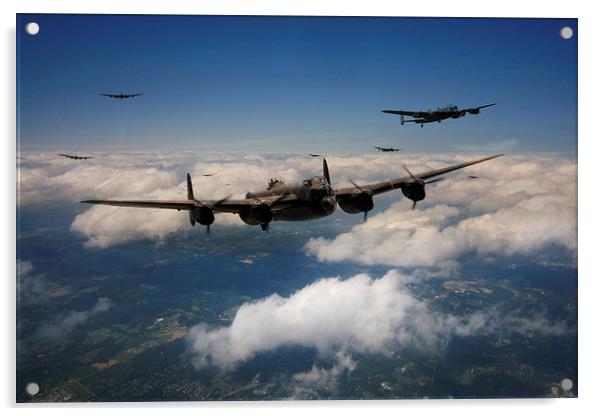 Lancaster Formation  Acrylic by J Biggadike