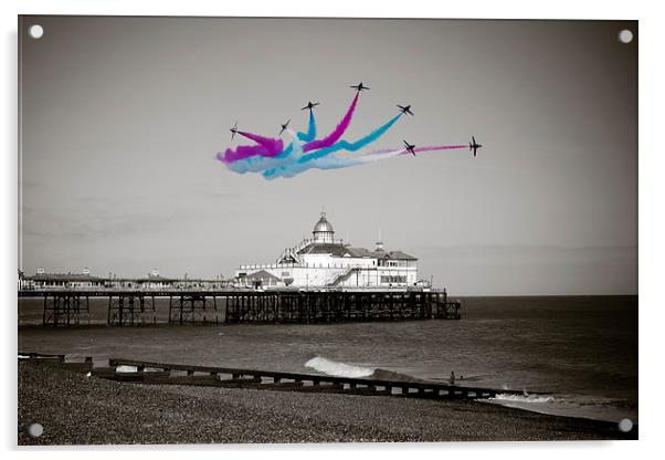 Eastbourne Break Acrylic by J Biggadike