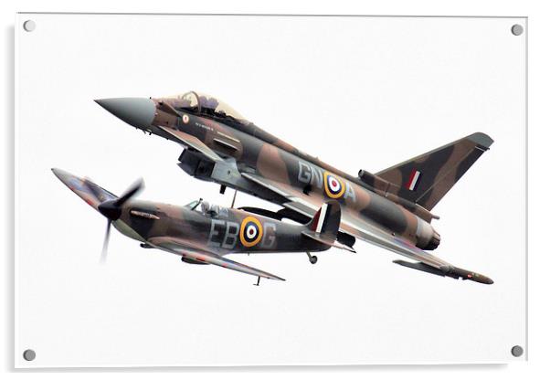 Display Spitfire and Typhoon Acrylic by J Biggadike
