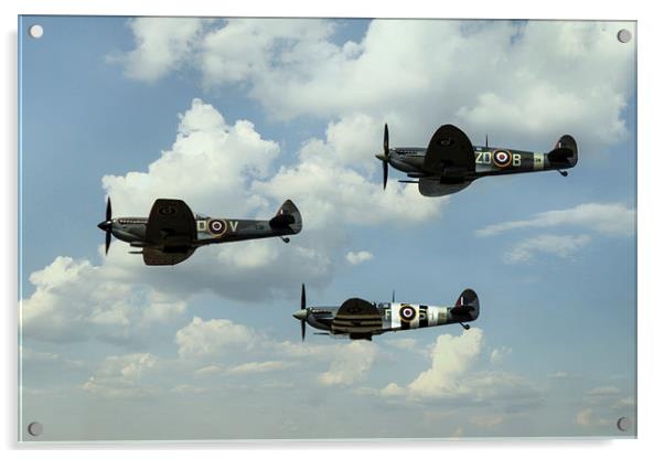 Spitfires Acrylic by J Biggadike