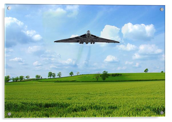 Vulcan Bomber Gods Country Acrylic by J Biggadike