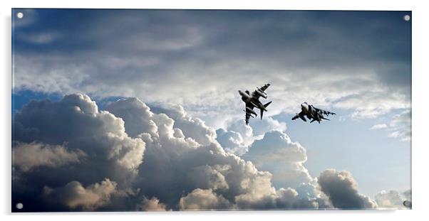 Harriers Acrylic by J Biggadike