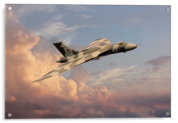 XH558 Fly Past Acrylic by J Biggadike