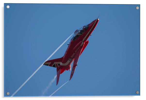 Red overhead Acrylic by J Biggadike