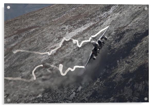 F15 Eagle Mach Loop Acrylic by J Biggadike