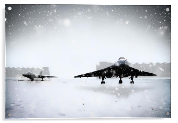 Cold War Bombers Acrylic by J Biggadike