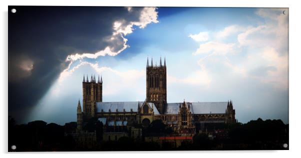 Lincoln Cathedral Acrylic by J Biggadike